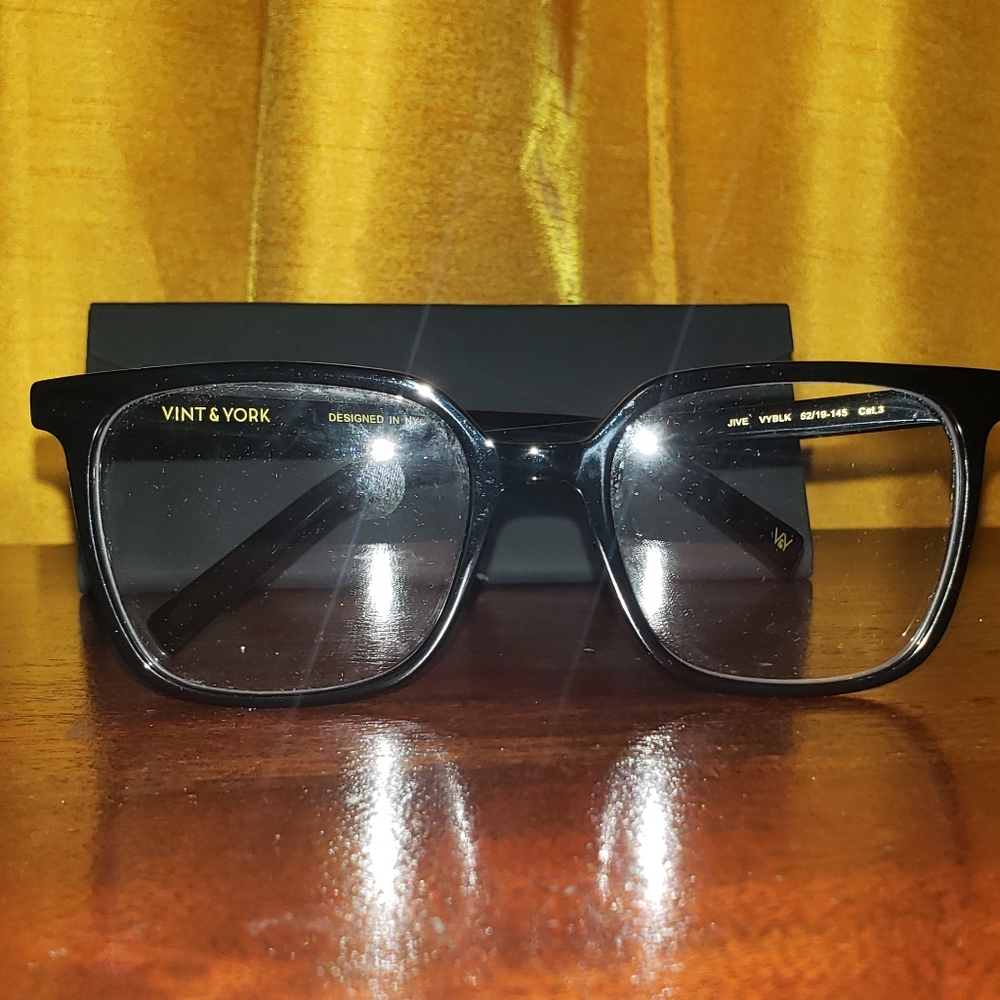 Vint & York Black Optical Frames